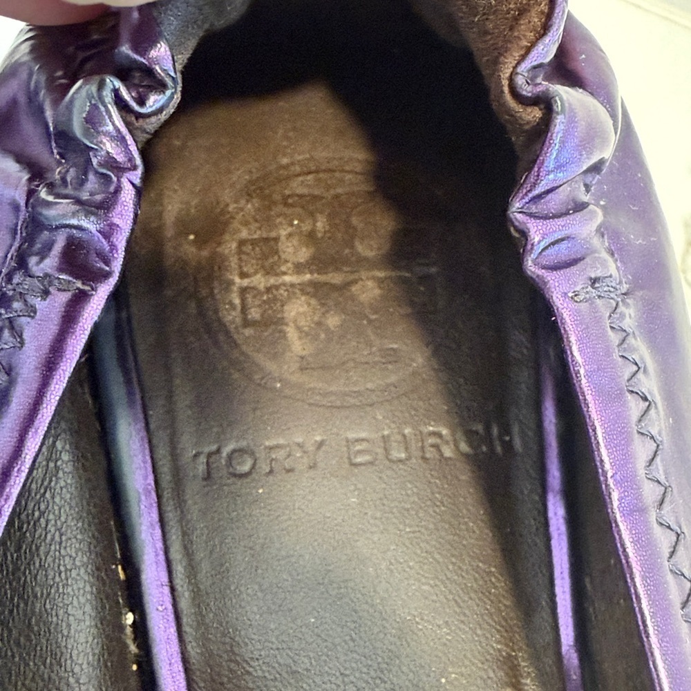 Tory Burch Purple Flats - Picture 3 of 6